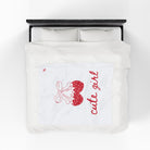 Cute Girl Strawberries | Mix & Match Soft Fun-Flirty Lovers’ Blankets