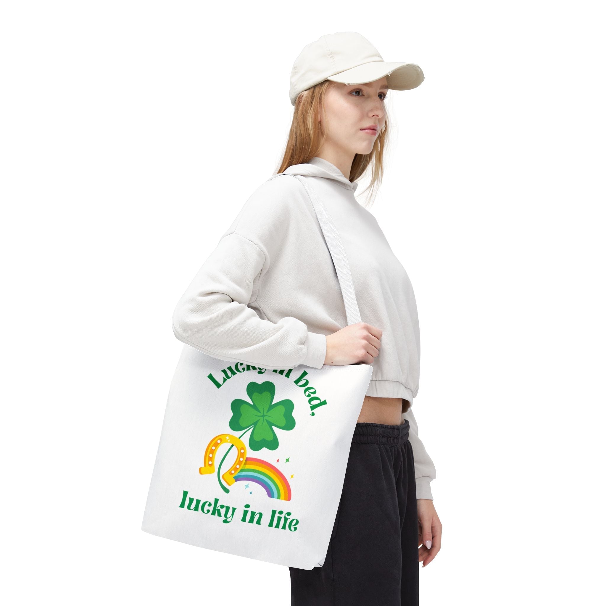 Lucky in Bed Lucky in Life St. Patrick’s Day | Mix & Match Fun-Flirty Lovers’ Totes