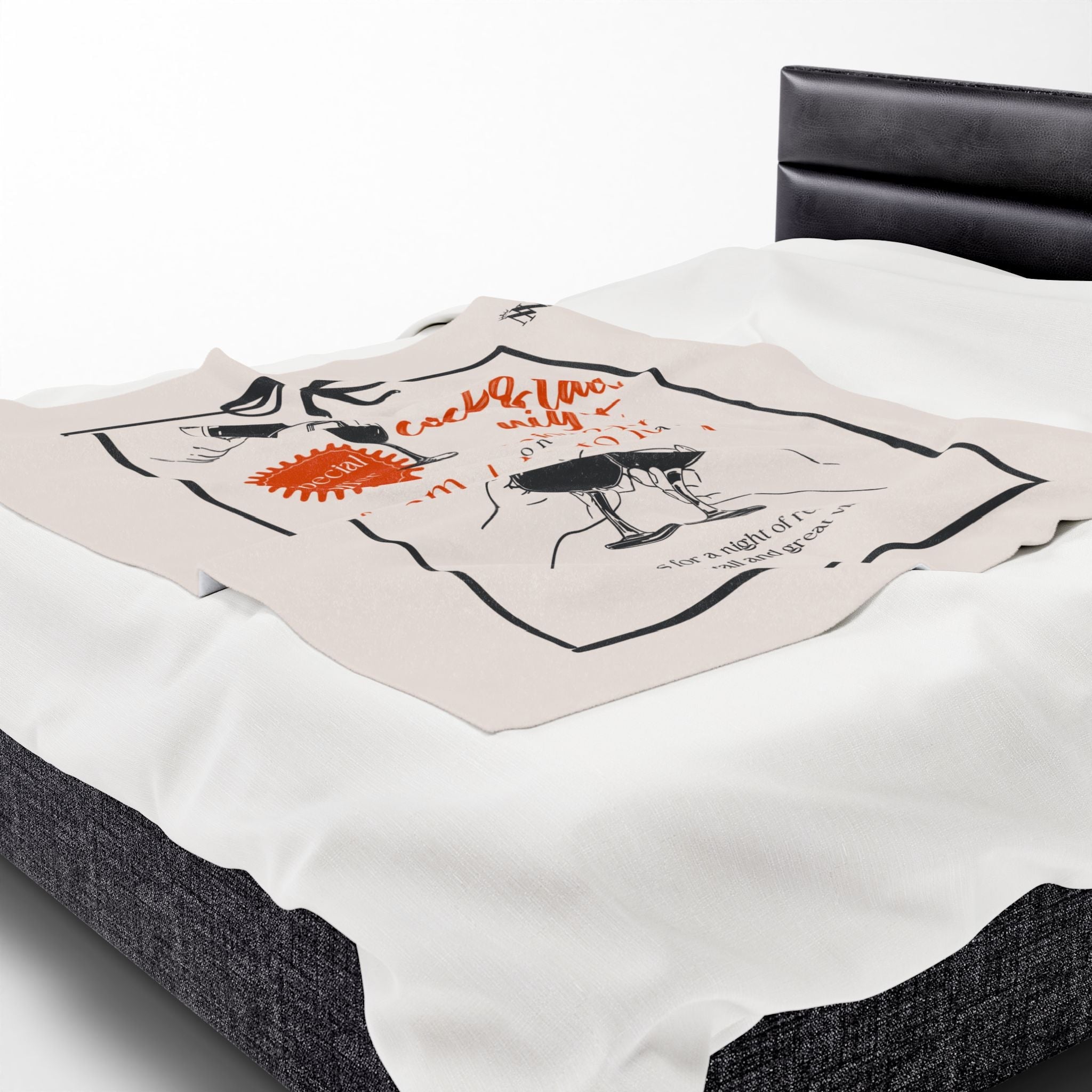 Cock & Tail Night | Mix & Match Velveteen Fun-Flirty Lovers’ Blankets