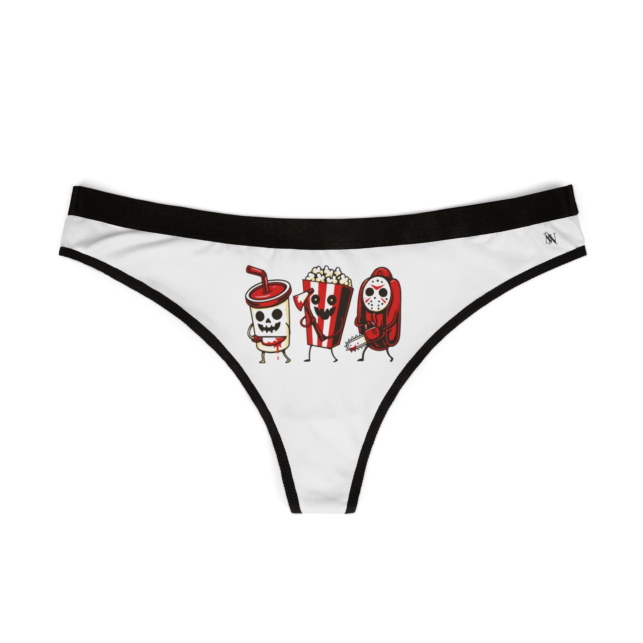 Scary Movie Night Junk Food | Mix & Match Women’s Fun-Flirty Lovers’ Thongs
