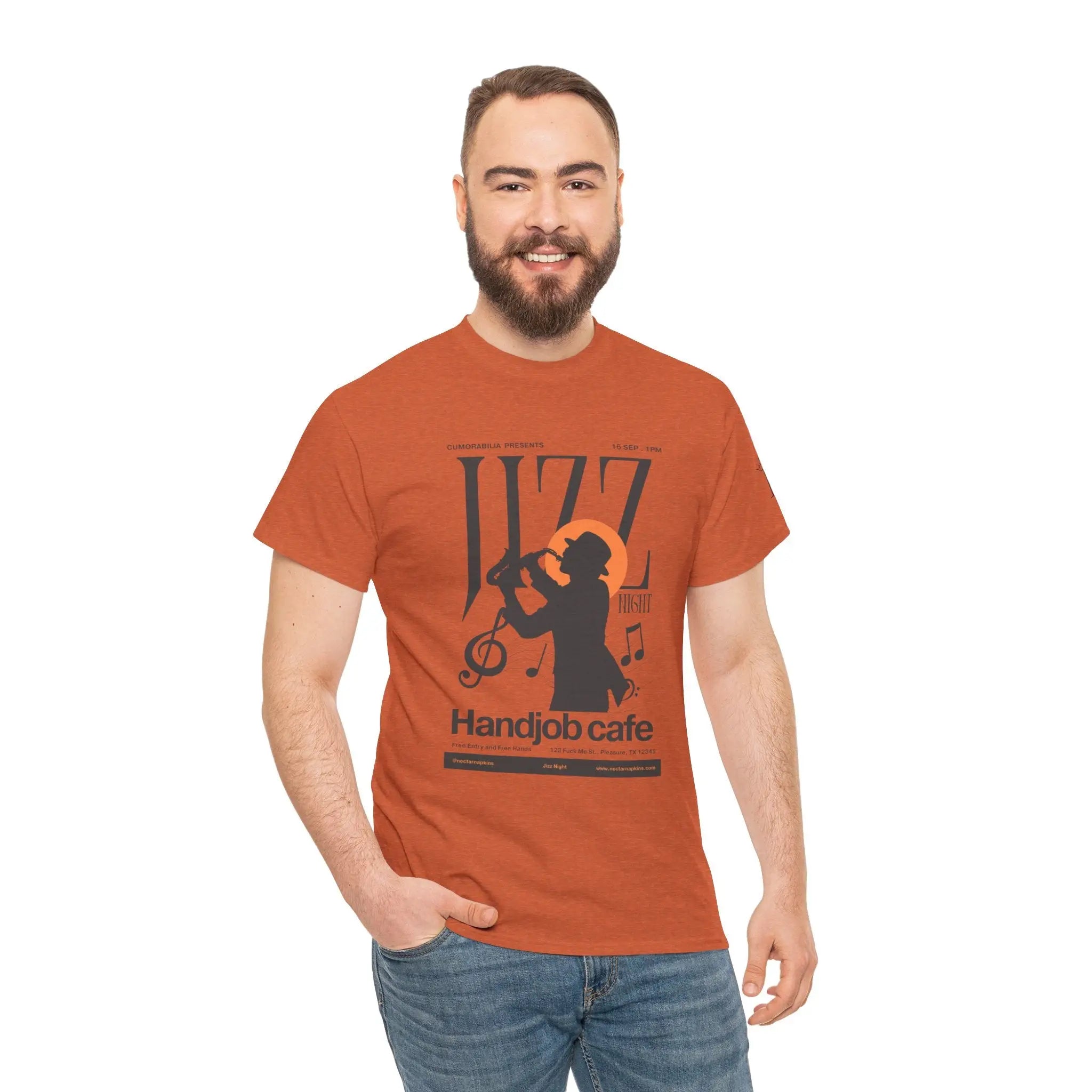 Jizz Night! | Mix & Match 100% Cotton Unisex Fun-Flirty Lovers’ Tees