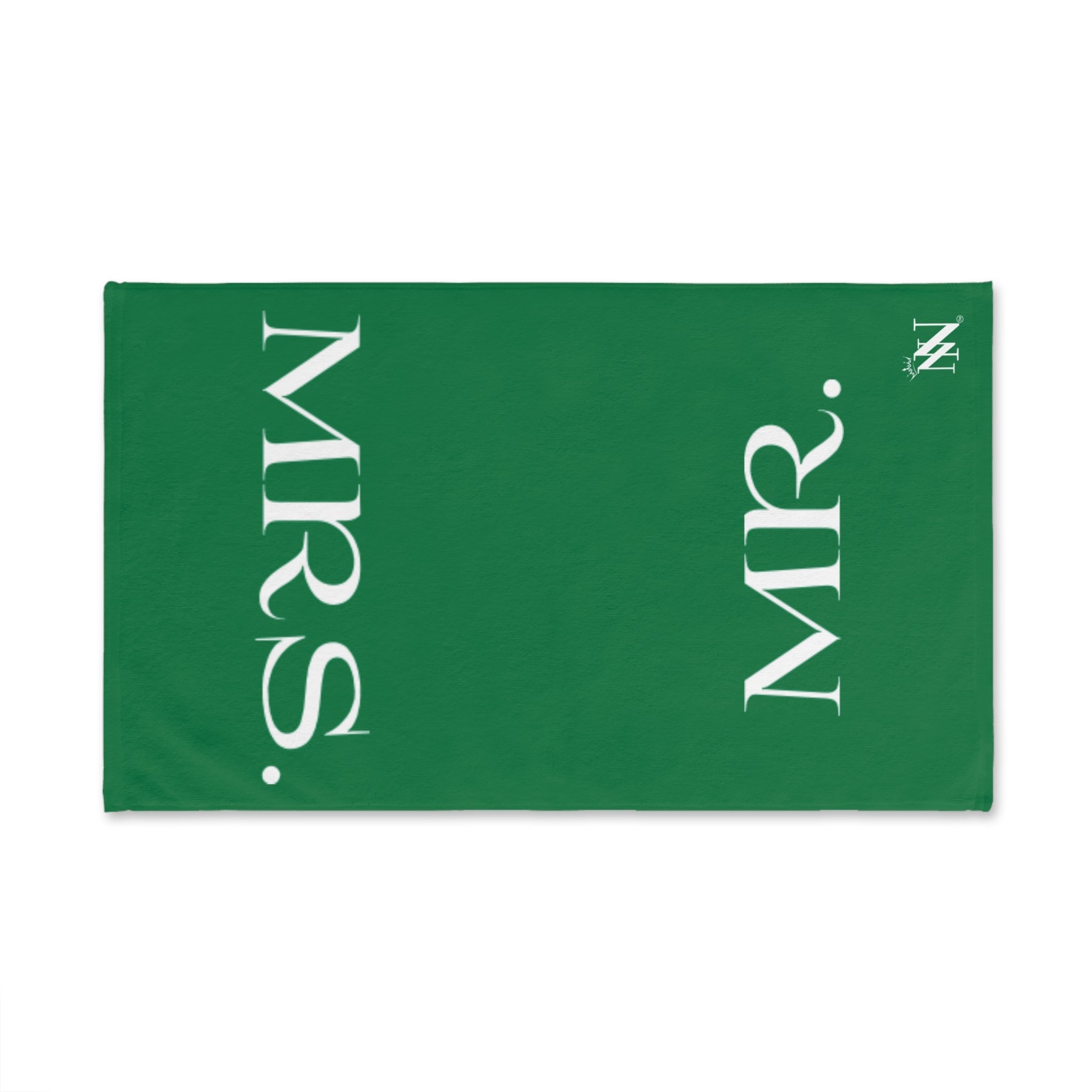 Mr Mrs Shareable Green | Mix & Match Classic Fun-Flirty Lovers’ Towels
