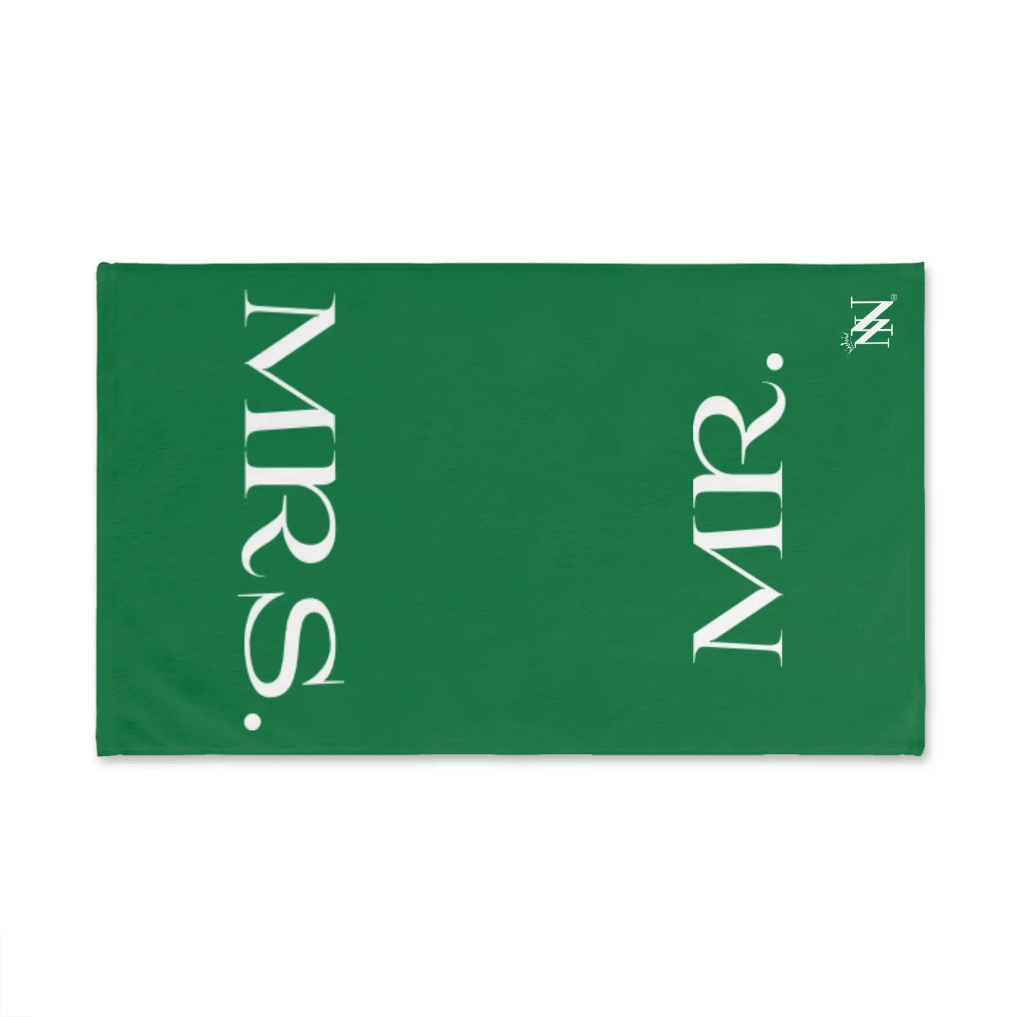 Mr Mrs Shareable Green | Mix & Match Classic Fun-Flirty Lovers’ Towels