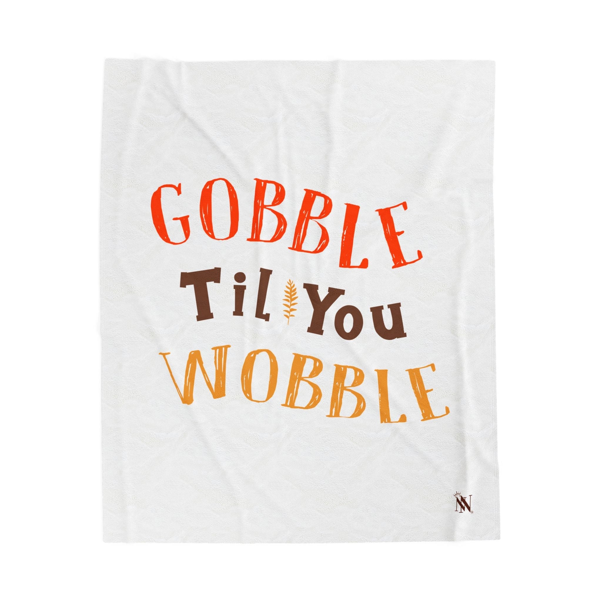 Gobble Til You Wobble | Mix & Match Velveteen Fun-Flirty Lovers’ Blankets
