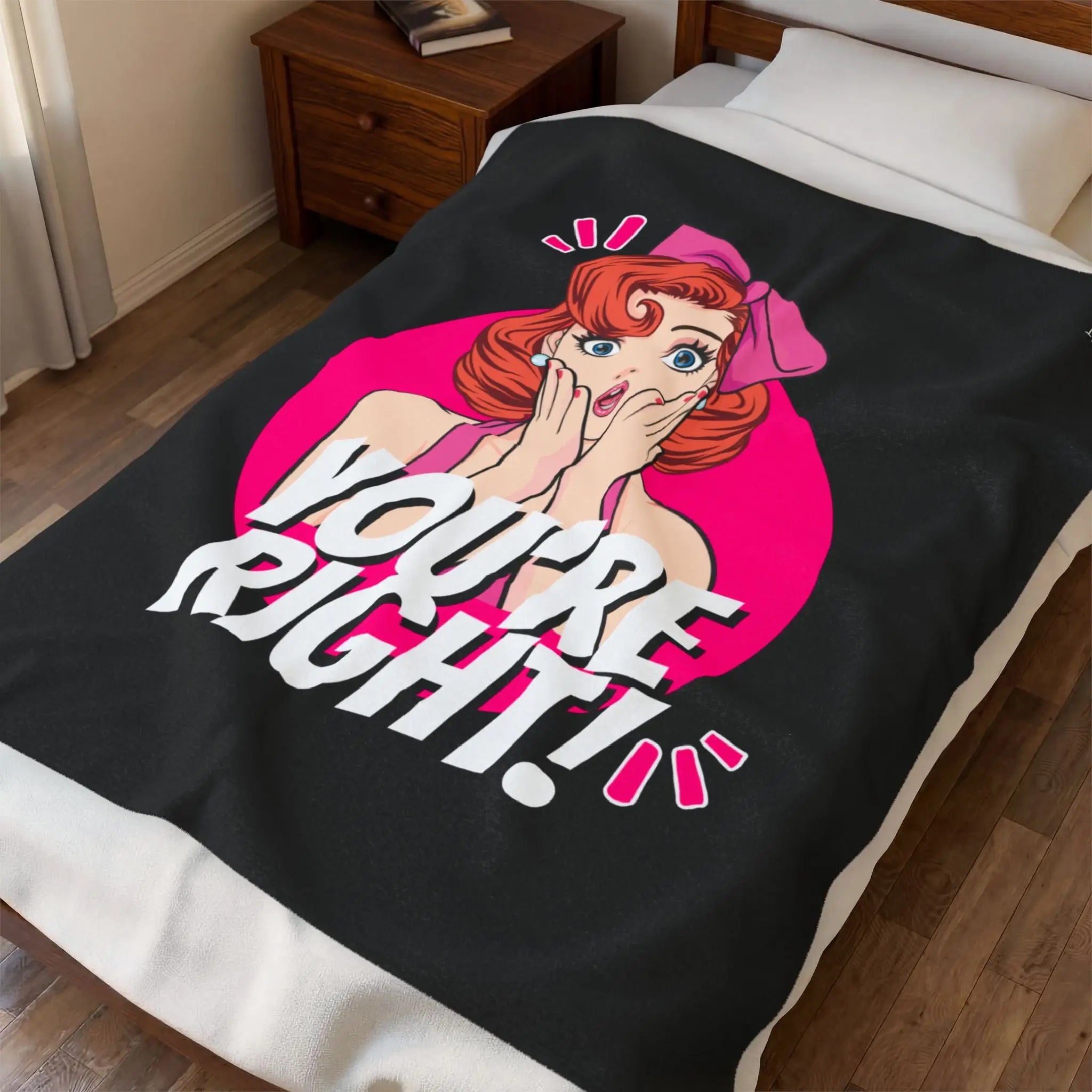 Oh! You’re Right! Anime Blanket