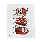 Scary Movie Night Junk Food | Mix & Match Velveteen Fun-Flirty Lovers’ Blankets