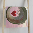 Earth Circle Love Cum Towel