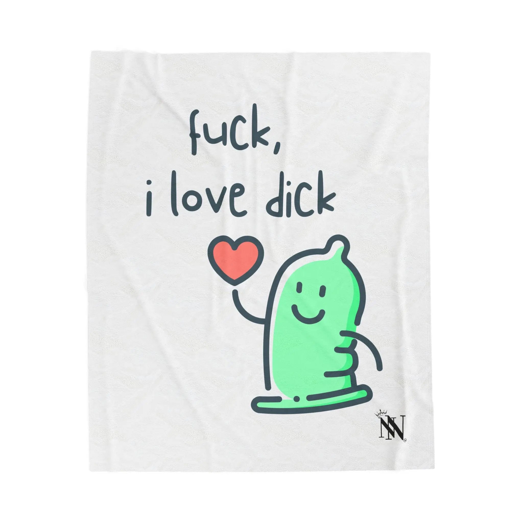 Fuck I Love Dick | Mix & Match Velveteen Fun-Flirty Lovers’ Blankets