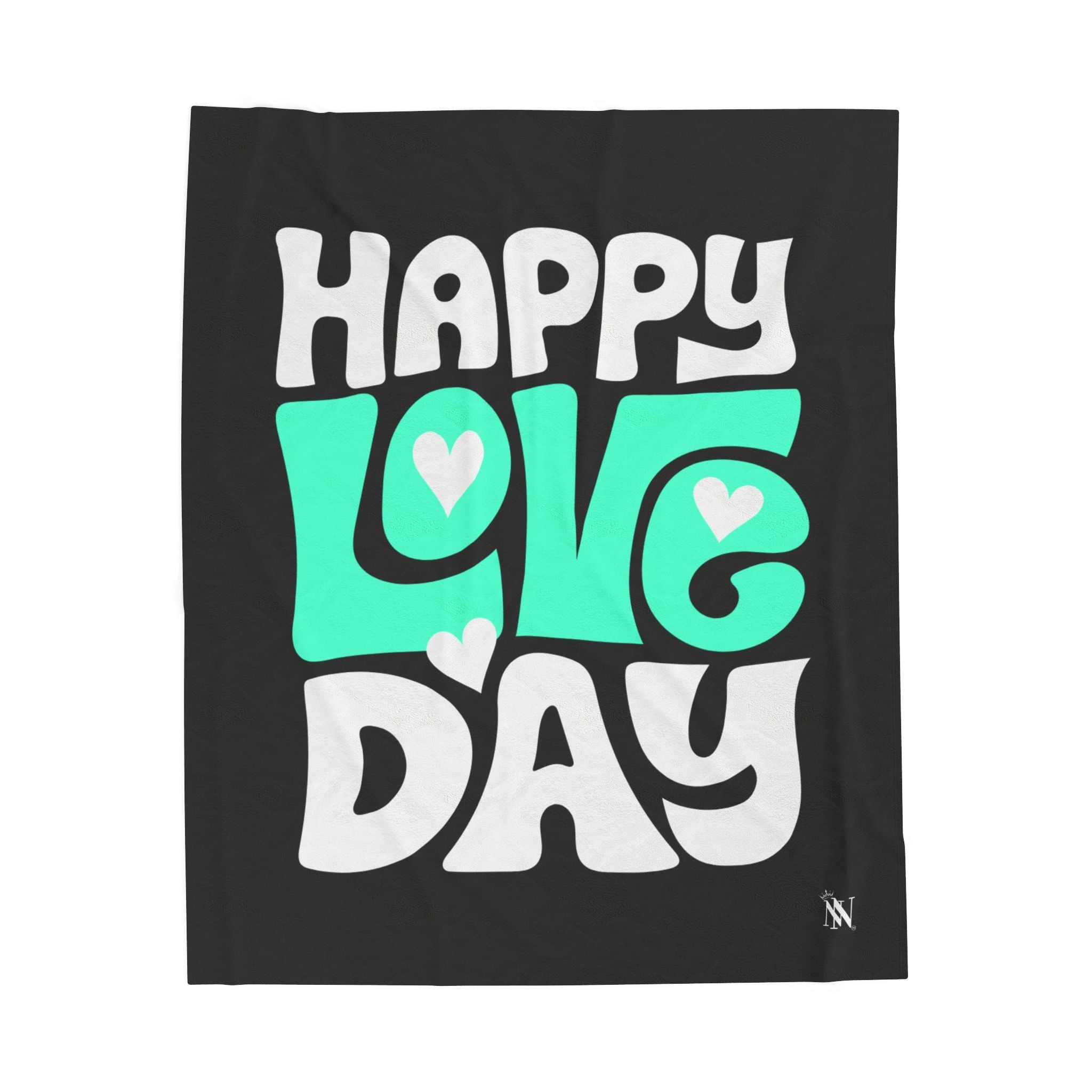 Happy Love Day Hearts | Mix & Match Soft Fun-Flirty Lovers’ Blankets