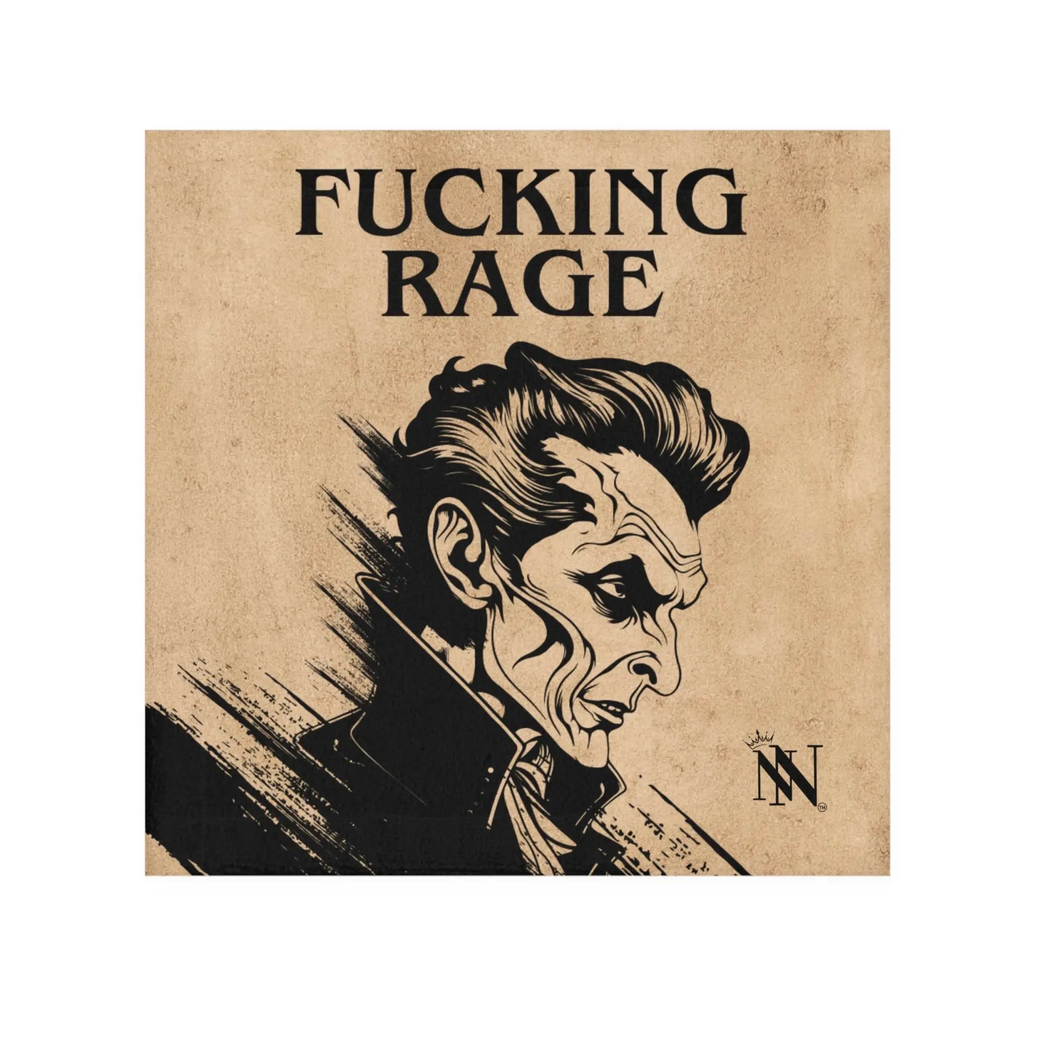 Fucking Rage Vintage Creepy Cum Rag