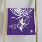 Mermaid On Moon Purple | Mix & Match Classic Fun-Flirty Lovers’ Towels
