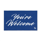 Simply You’re Welcome Blue Cum Towel