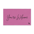 You’re Welcome Pink | Mix & Match Classic Fun-Flirty Lovers’ Towels