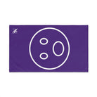 Surprised Emoji Purple | Mix & Match Classic Fun-Flirty Lovers’ Towels