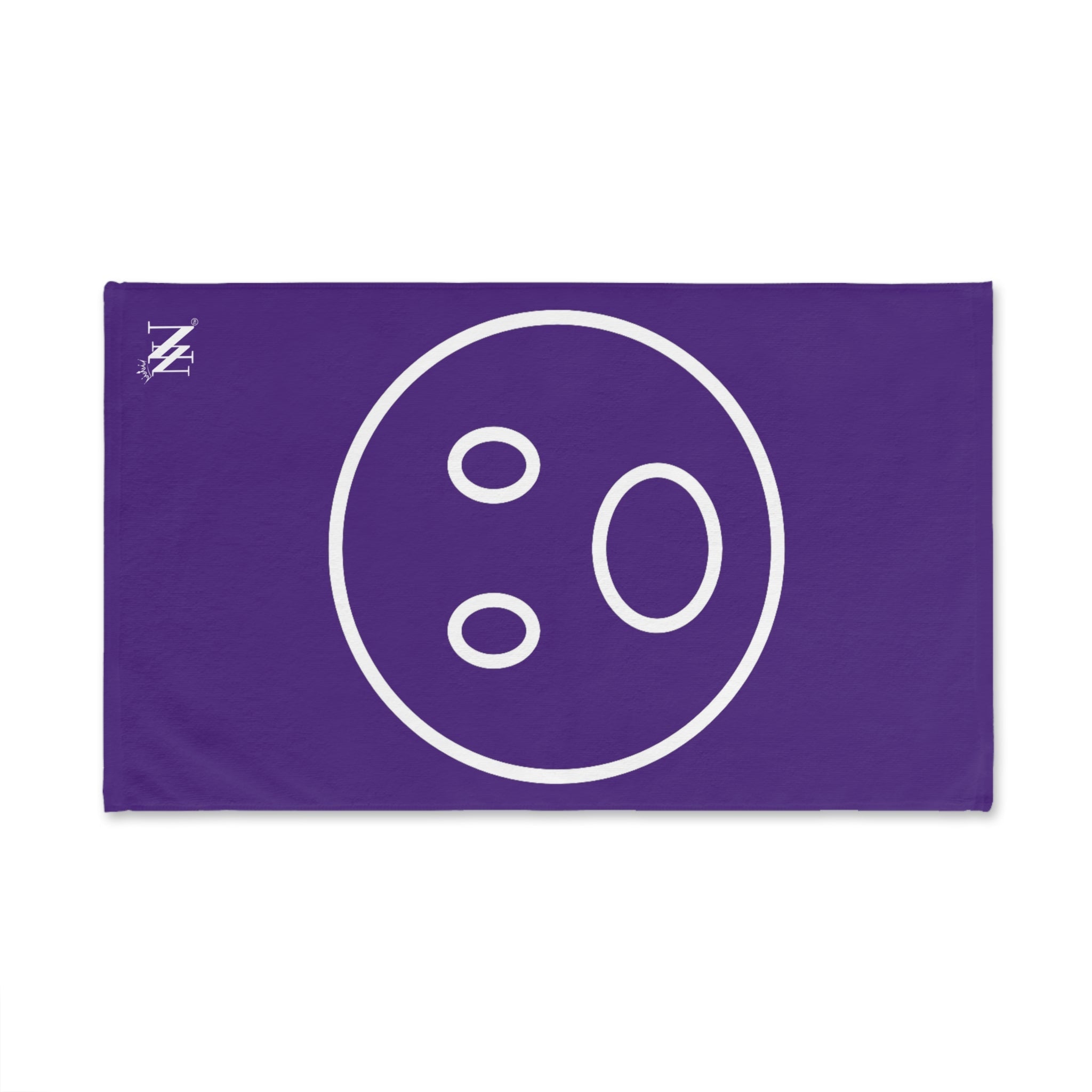 Surprised Emoji Purple | Mix & Match Classic Fun-Flirty Lovers’ Towels