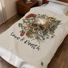 Love & Death Skull Floral | Nectar Napkins Fun-Flirty Lovers’ Blankets