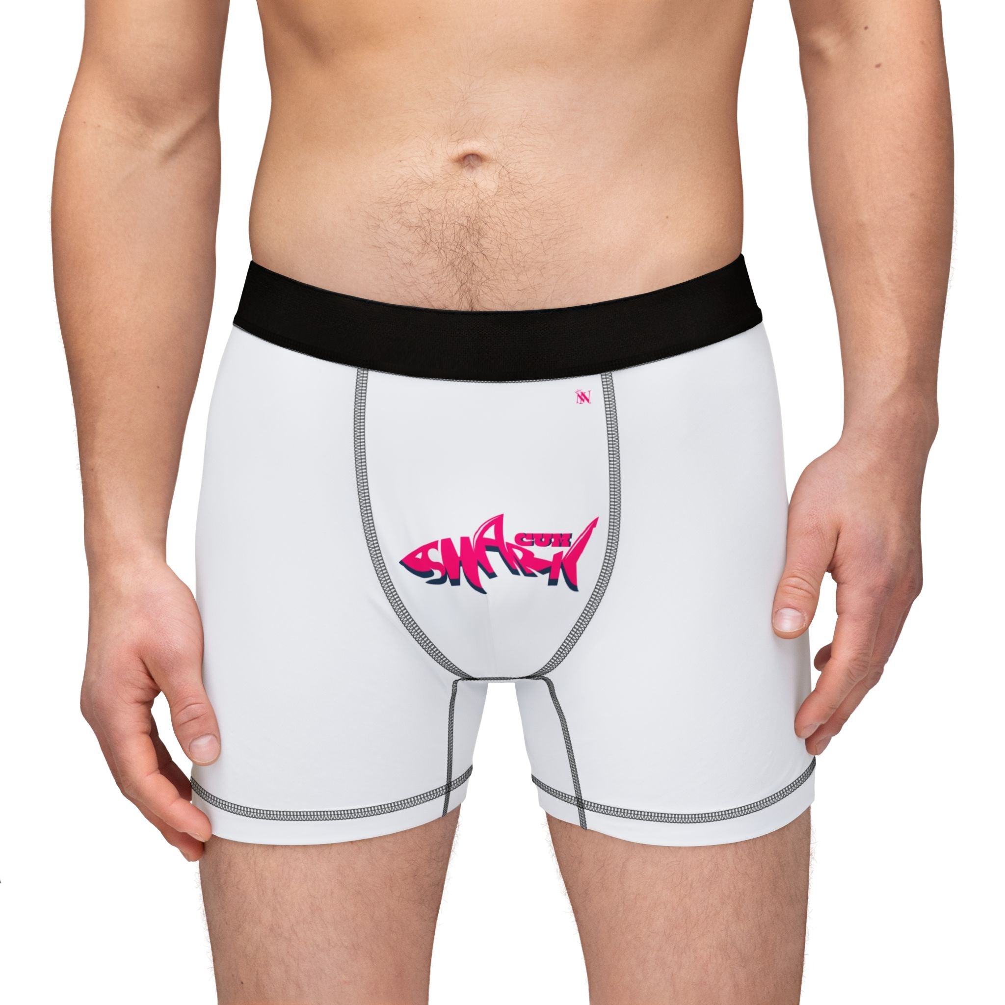 Pink Cum Shark | Mix & Match Fun-Flirty Lovers’ Boxer Briefs