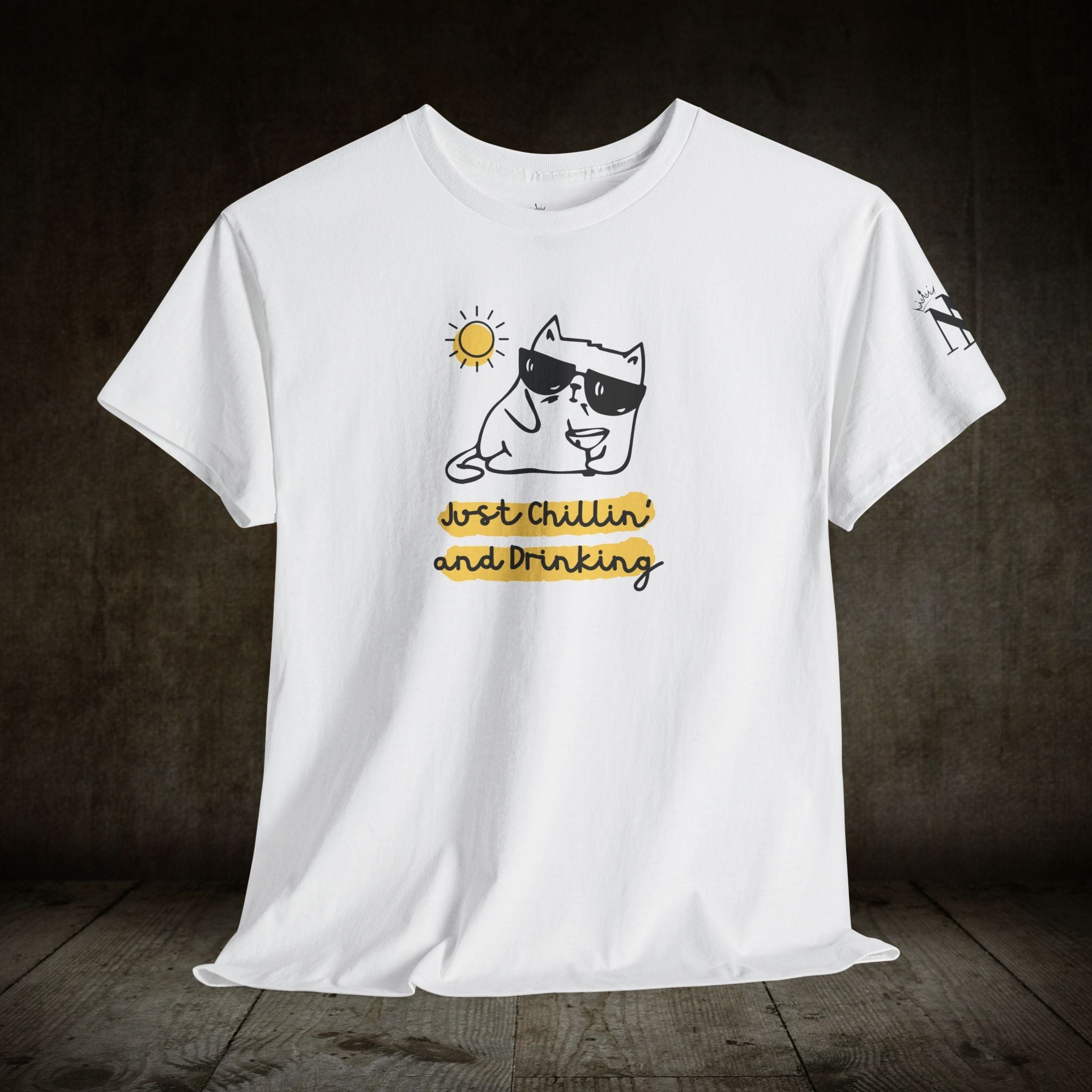 Chillin’ & Drinking | Mix & Match Cotton Unisex Fun-Flirty Lovers’ T-Shirts