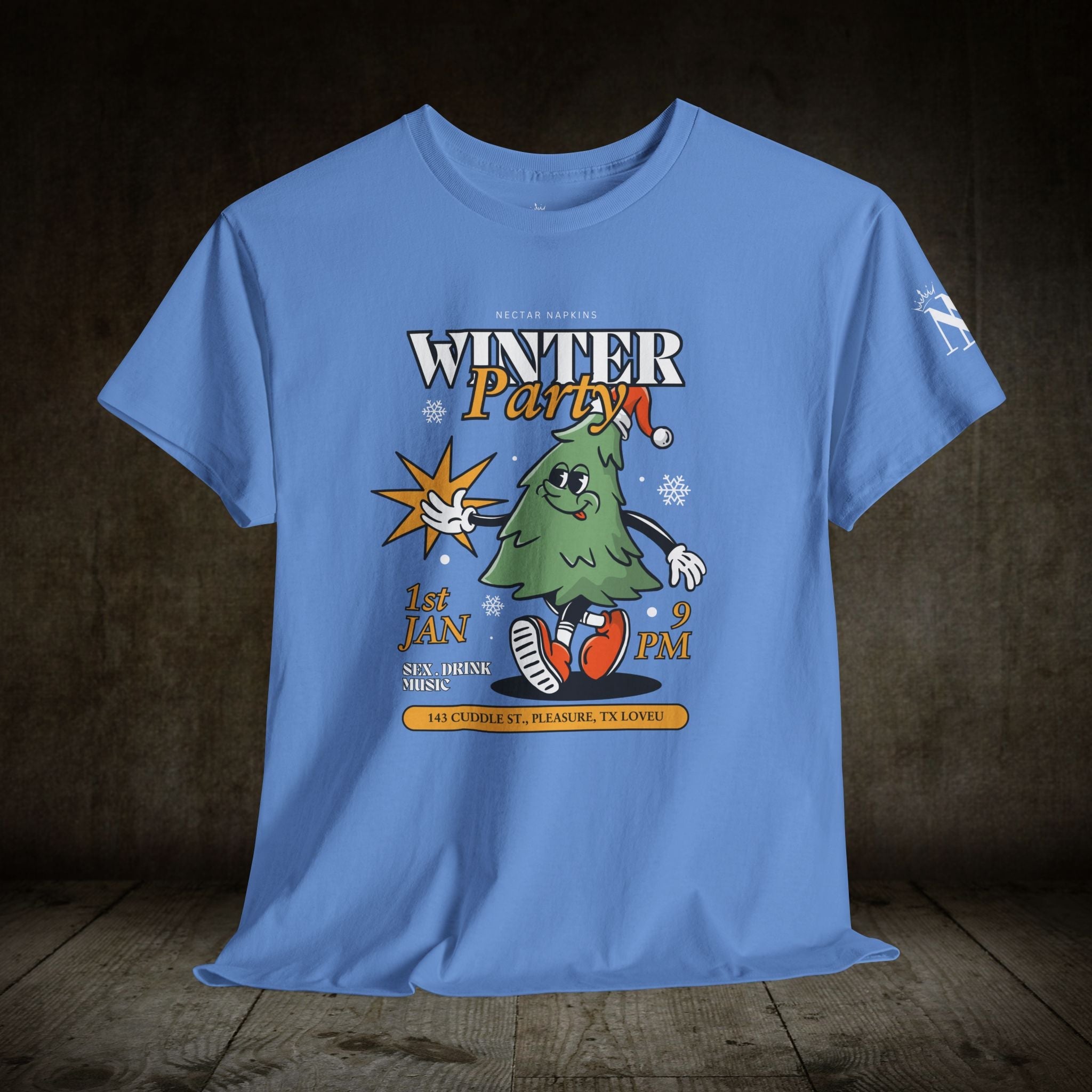 Winter Party | Mix & Match Cotton Unisex Fun-Flirty Lovers’ T-Shirts