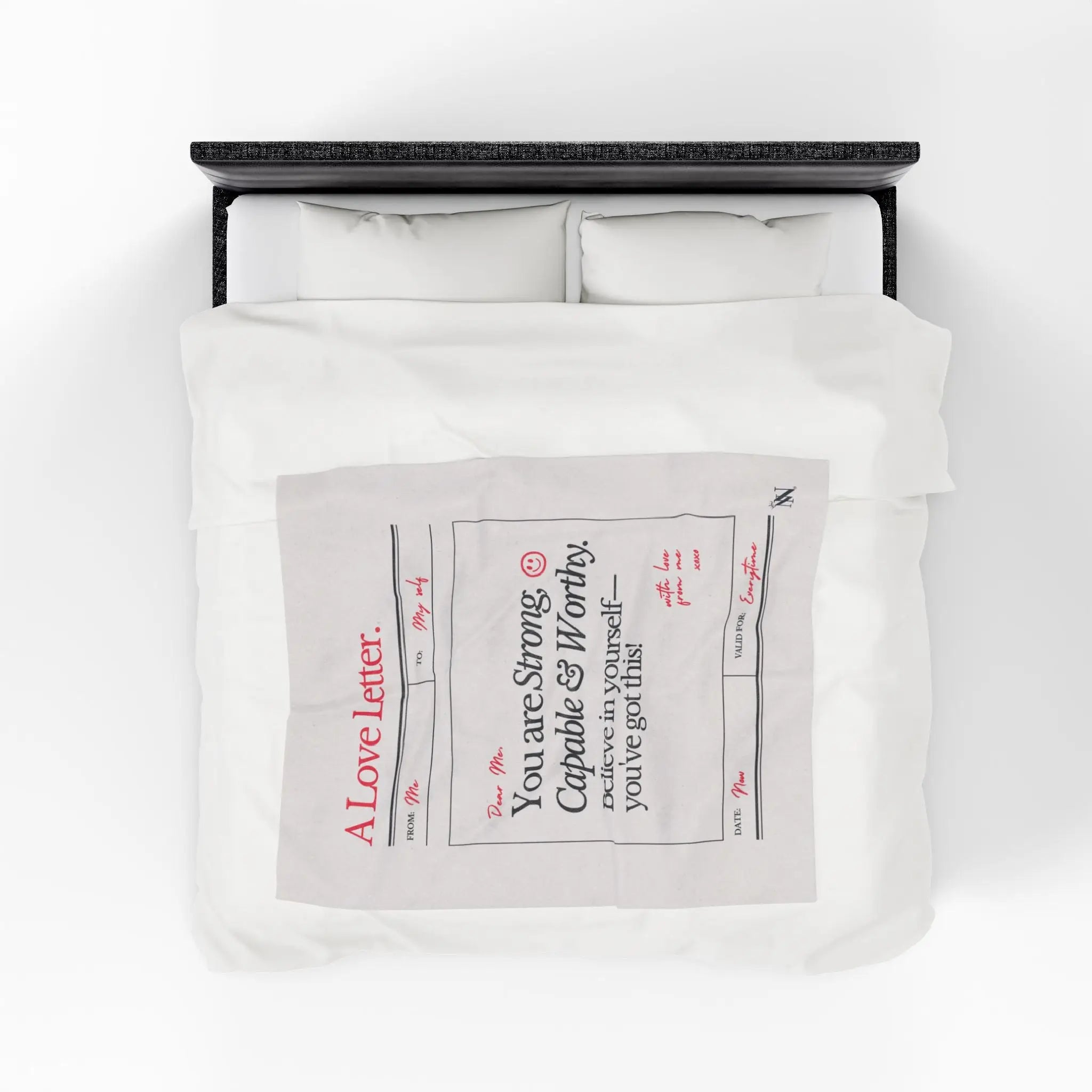 A Love Letter to Myself | Mix & Match Soft Fun-Flirty Lovers’ Blankets