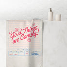 Good Things Are Coming! Guest Check | Mix & Match XL Fun-Flirty Lovers’ Towels