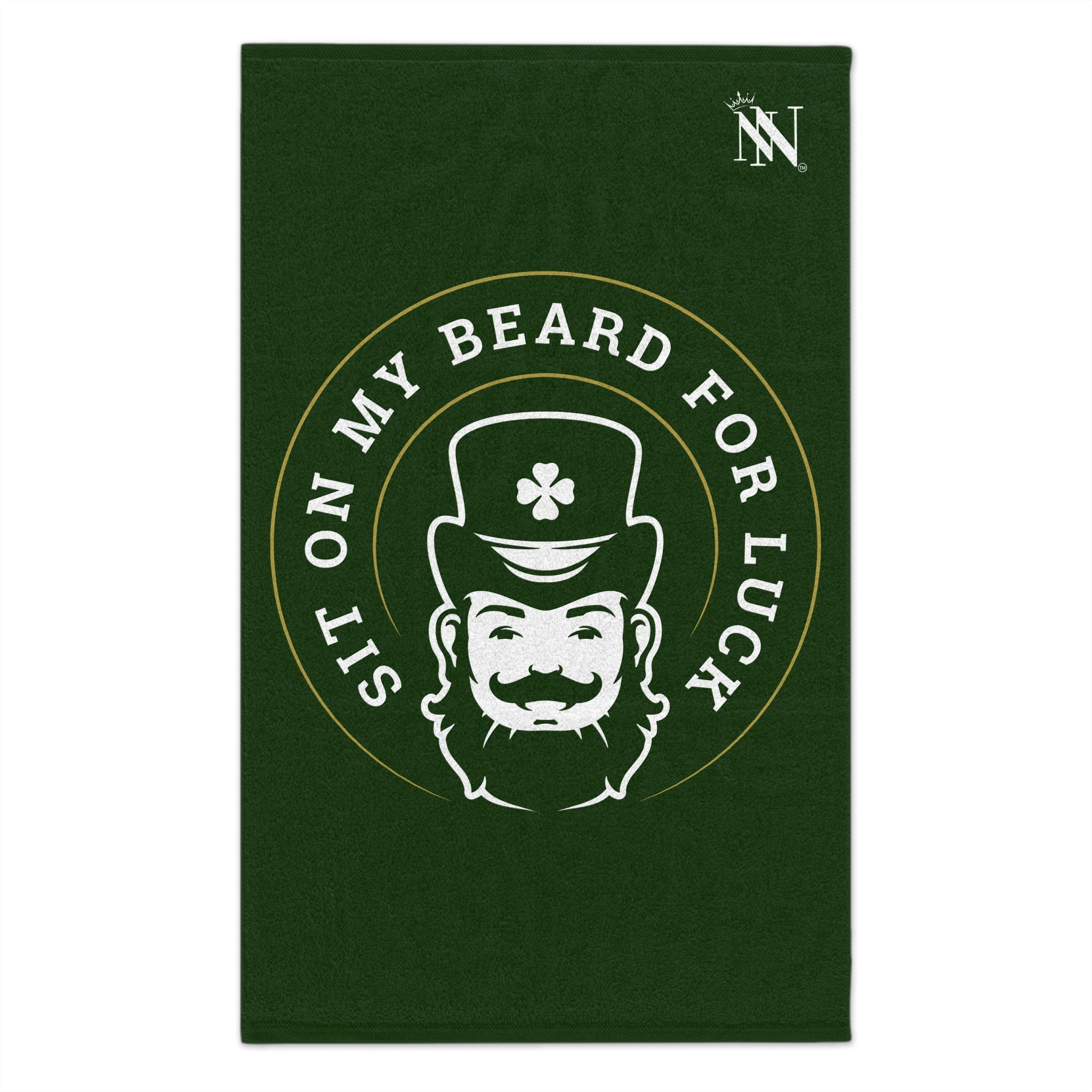 Sit on My Beard for Luck St. Patrick’s Day Fun Sex Towel