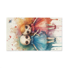 I Just Love Her Dolls Print | Mix & Match Original Fun-Flirty Lovers’ Towels