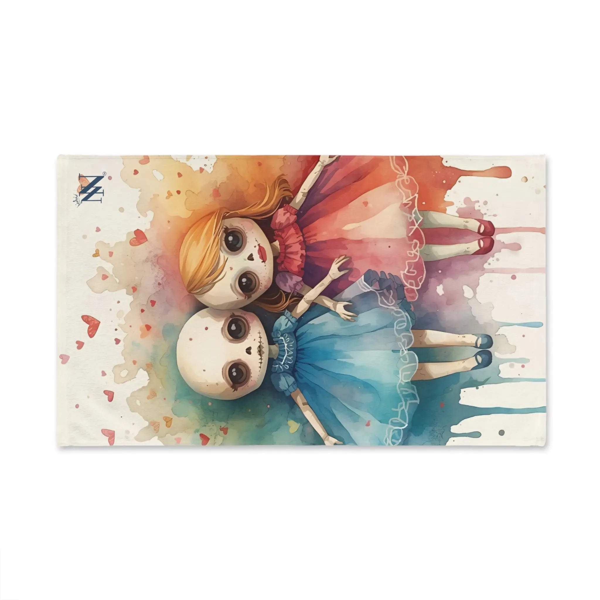 I Just Love Her Dolls Print | Mix & Match Original Fun-Flirty Lovers’ Towels