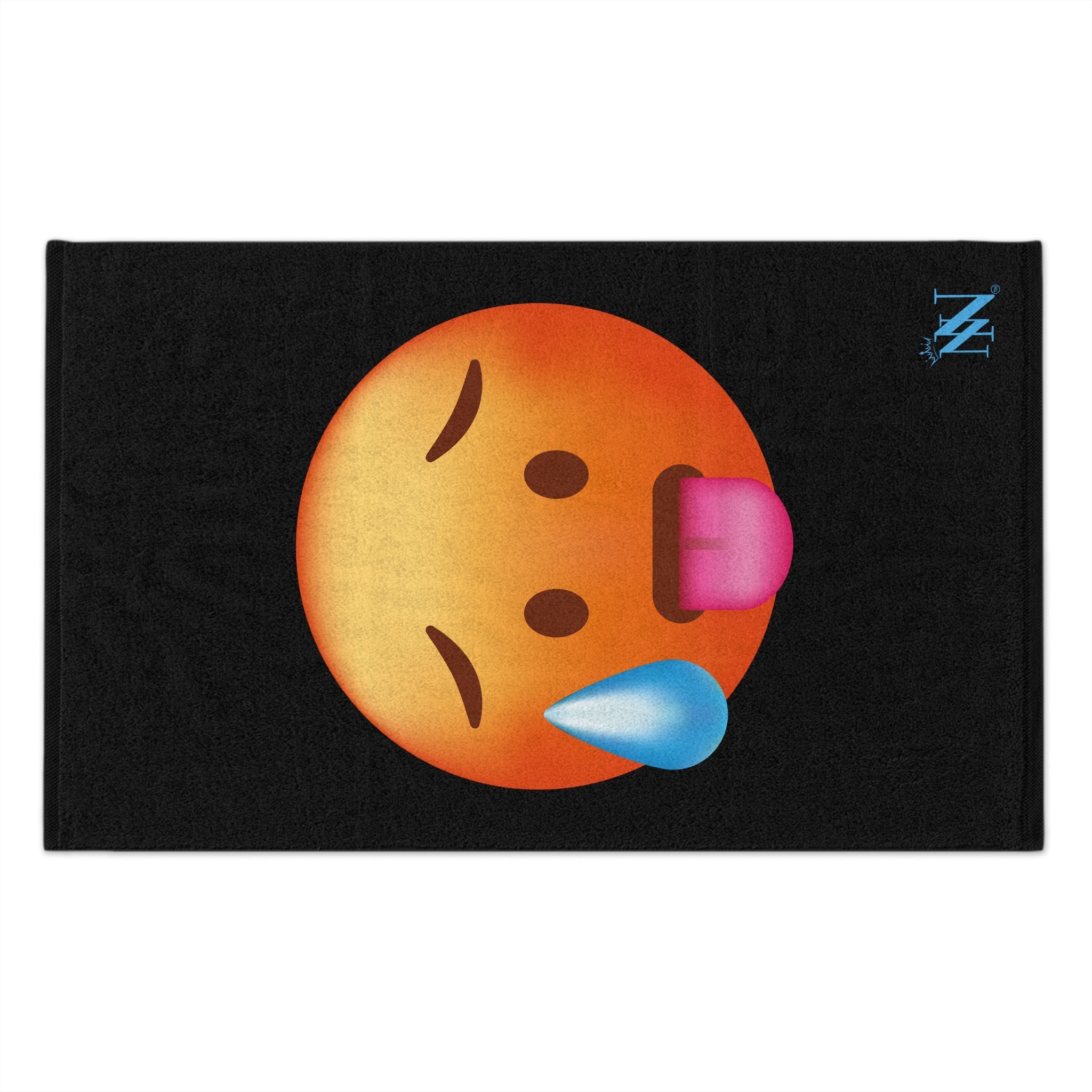 Hot Emoji Black | Mix & Match Soft Fun-Flirty Lovers’ Towels