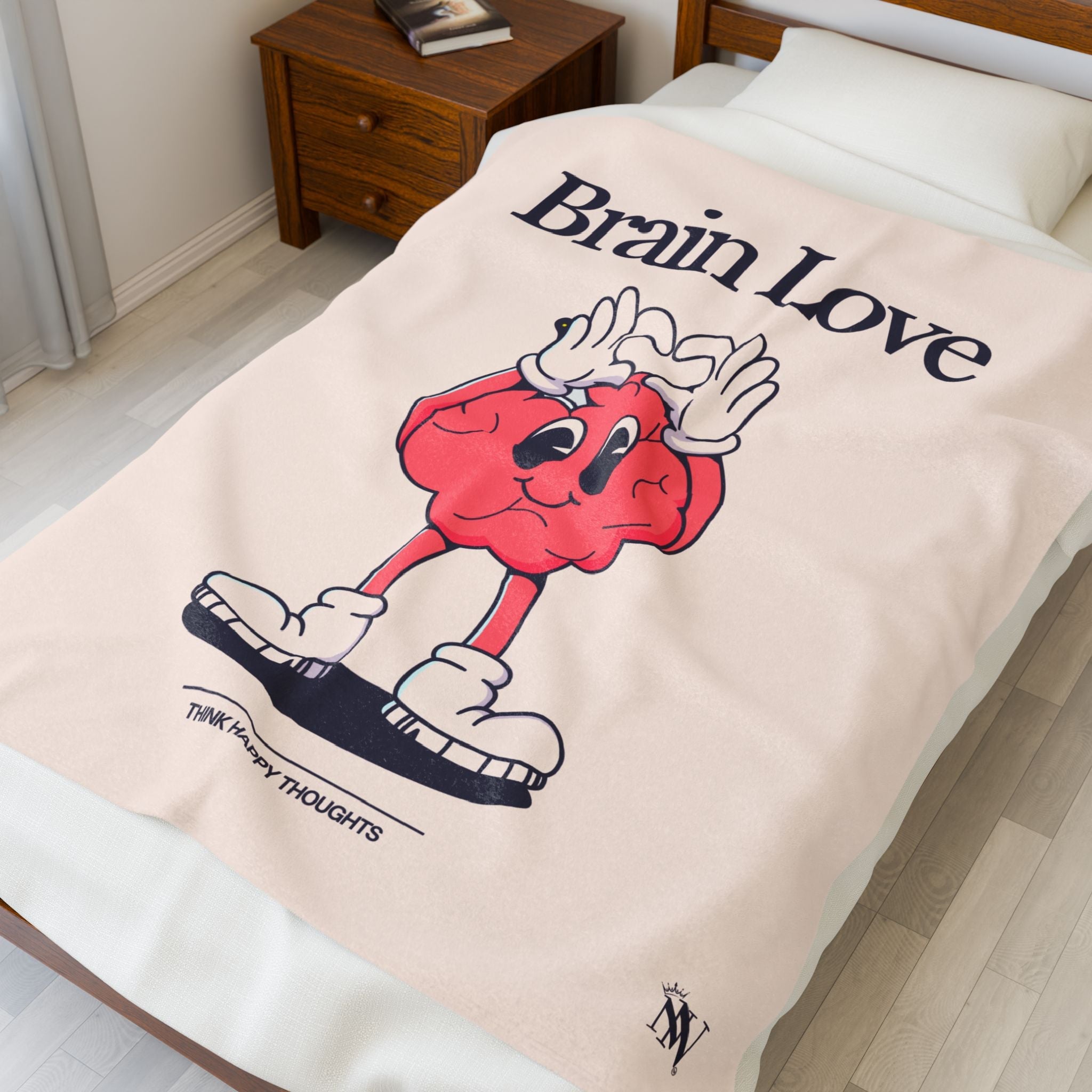 Brain Love | Mix & Match Velveteen Fun-Flirty Lovers’ Blankets