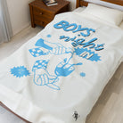 Boys Night In | Mix & Match Velveteen Fun-Flirty Lovers’ Blankets