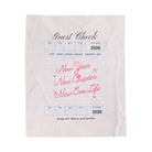 New Year New Sex Life Guest Check | Mix & Match Velveteen Fun-Flirty Lovers’ Blankets