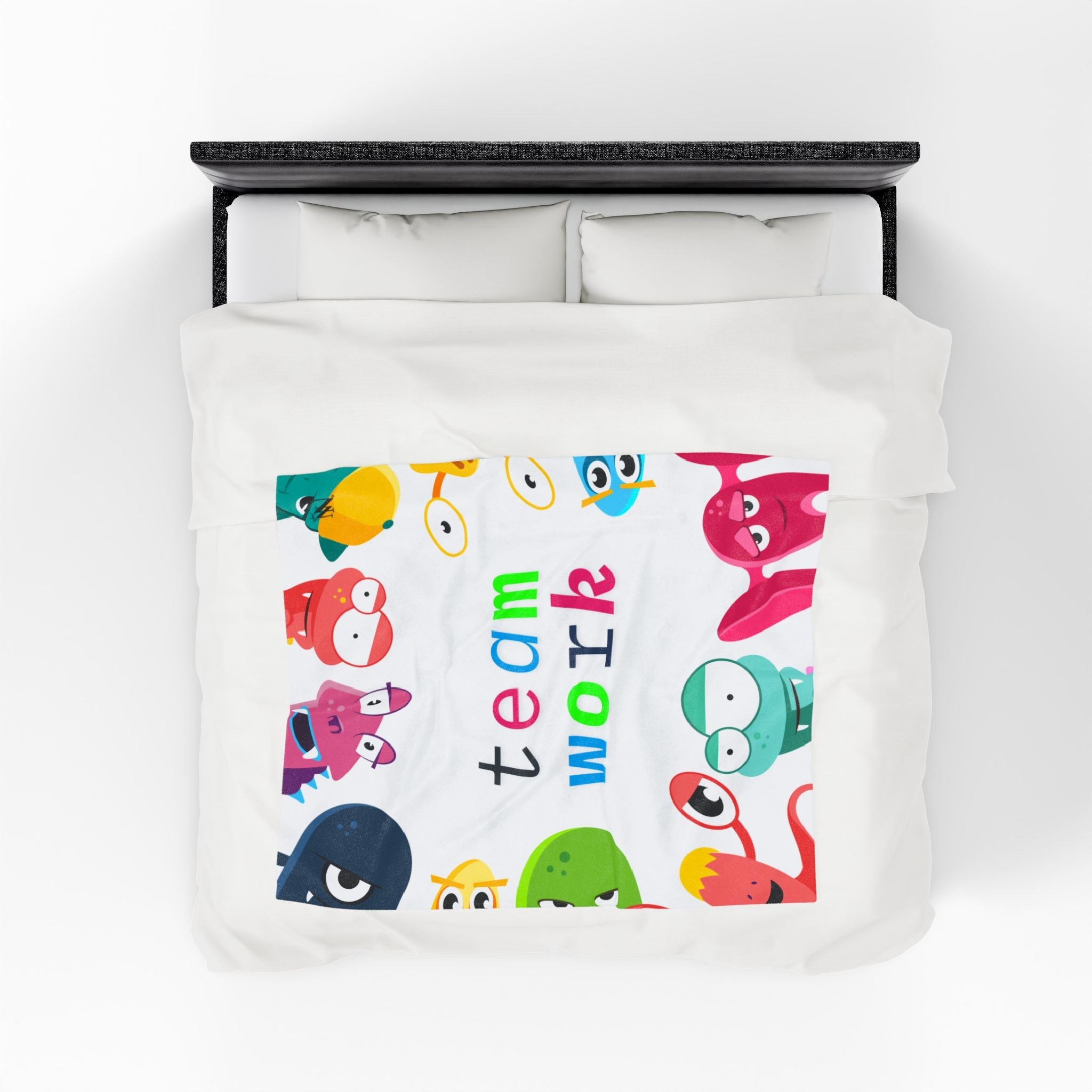 Teamwork Monster | Mix & Match Soft Fun-Flirty Lovers’ Blankets