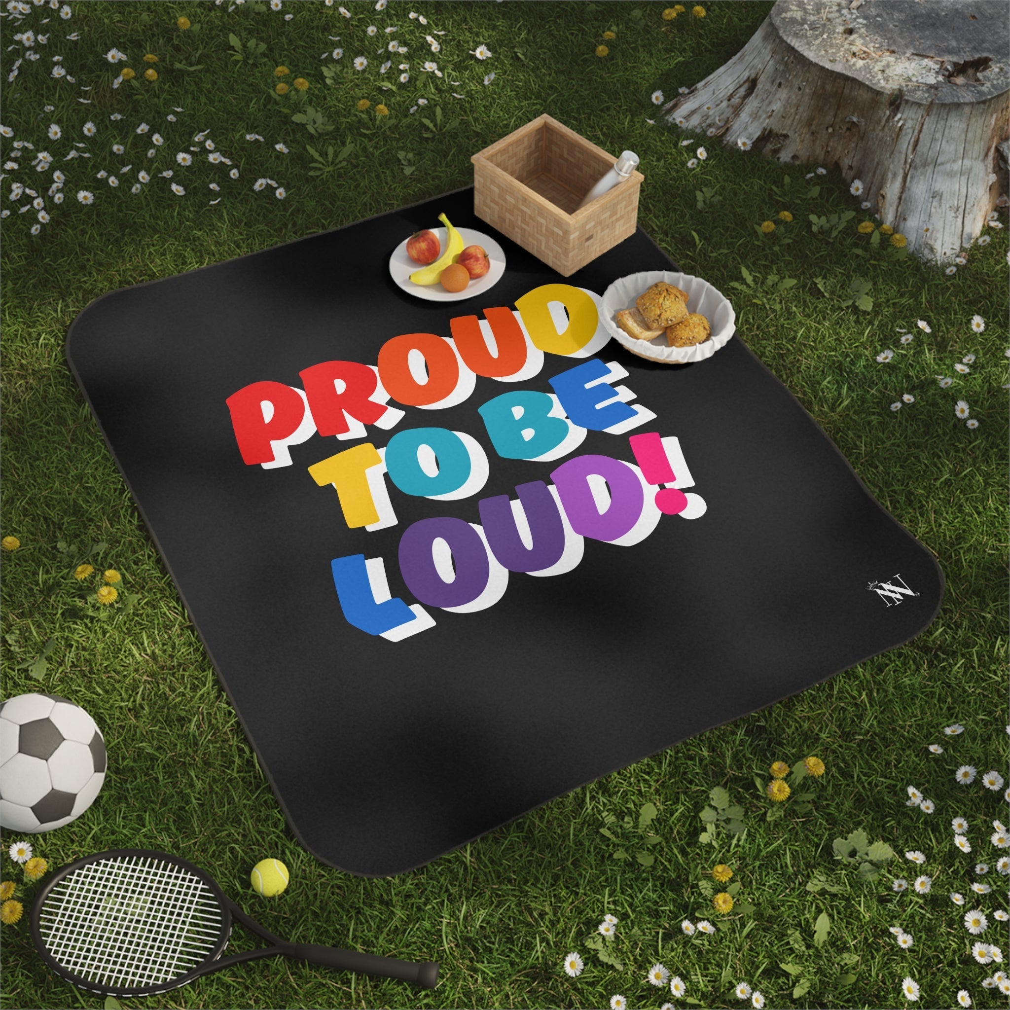 Proud to be Loud! Rainbow Couple Friendly Sex Blanket