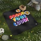 Proud to be Loud! Rainbow | Mix Match Fun-Flirty Lovers’ Water-Resistant Blankets