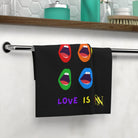 Screaming Pride Love is Love | Nectar Napkins Lils’ Fun-Flirty Lovers’ Towels