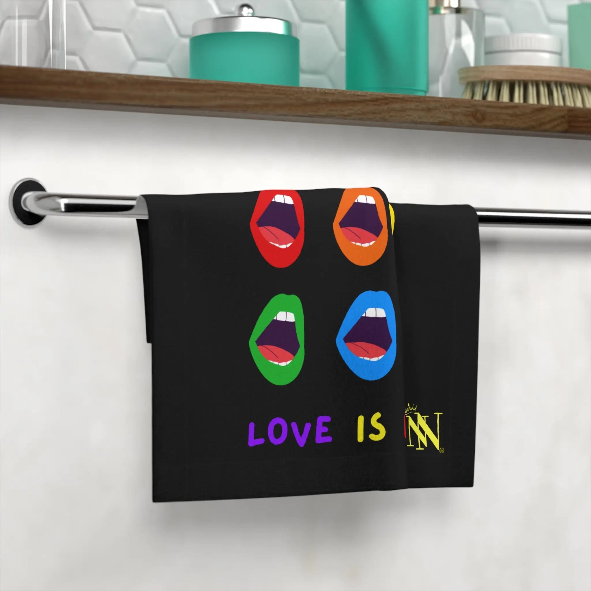 Screaming Pride Love is Love Cum Rag