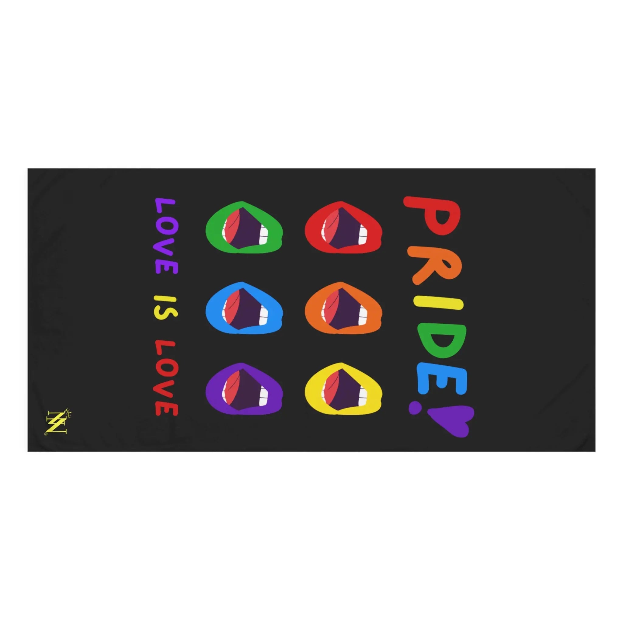 Screaming Pride Love is Love Anal Sex Towel