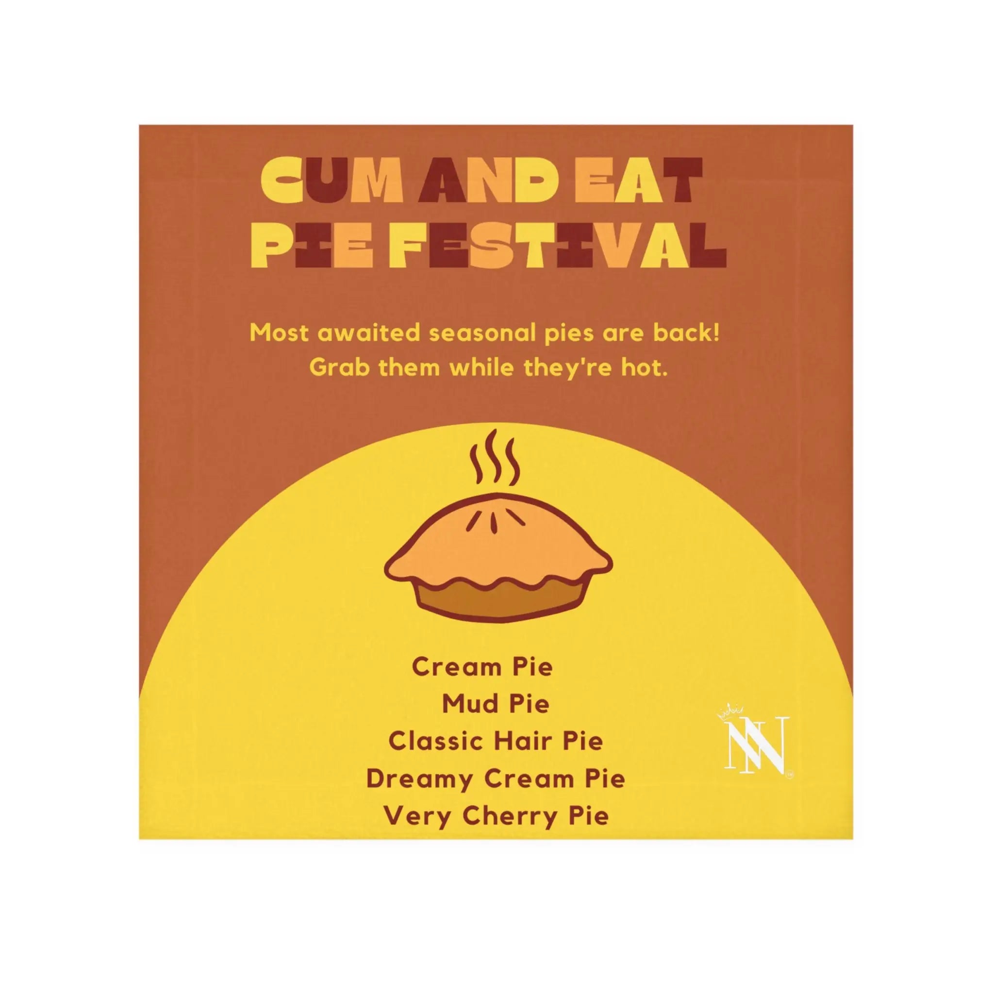 Cum Eat Pie Festival | Mix & Match Lils’ Fun-Flirty Lovers’ Towels