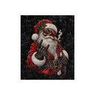 Santa in Chains Christmas | Nectar Napkins Fun-Flirty Lovers’ Crushed Velvet Blankets