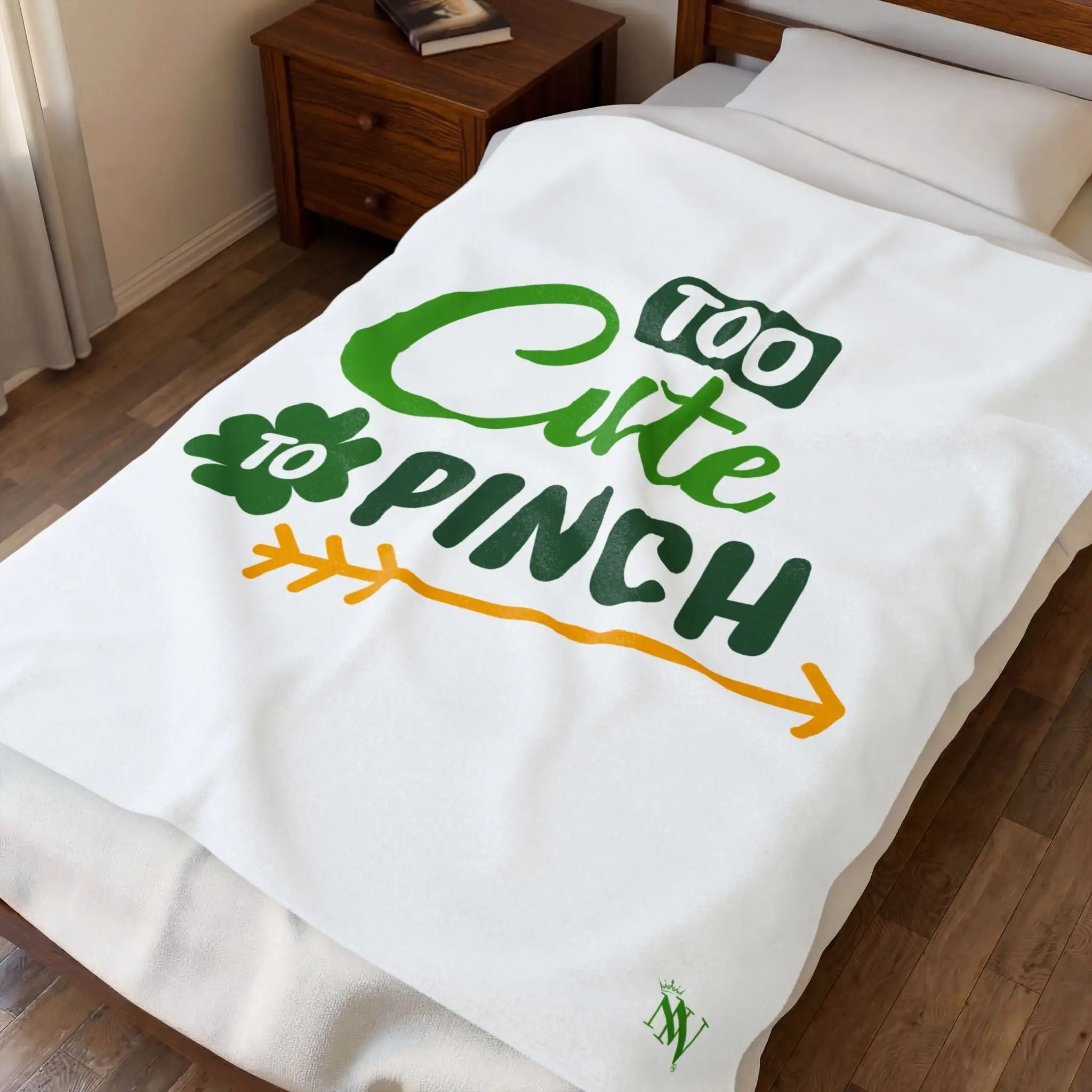 Too Cute to Pinch St. Patrick’s Day | Mix & Match Soft Fun-Flirty Lovers’ Blankets