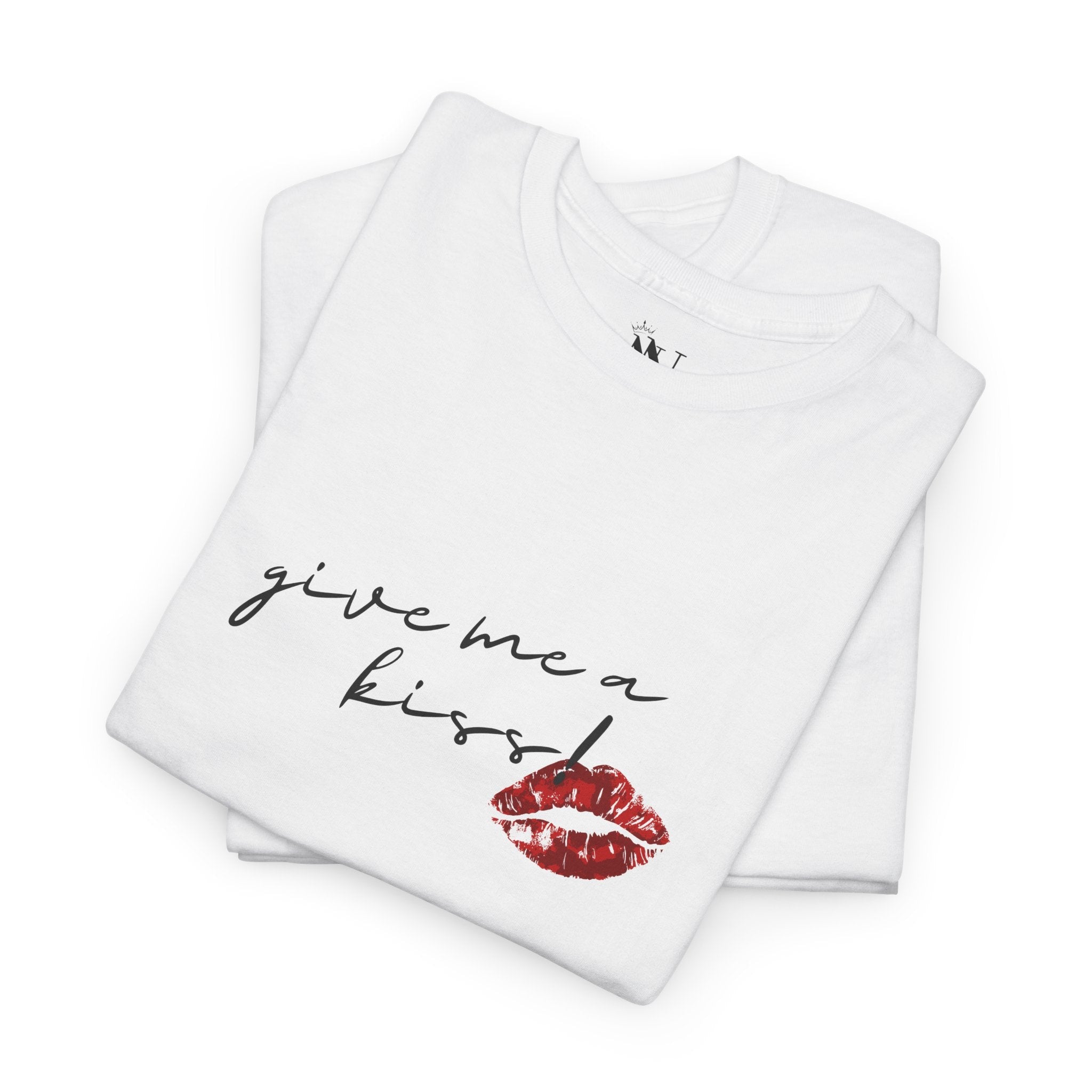 Give Me A Kiss | Mix & Match 100% Cotton Unisex Fun-Flirty Lovers’ Tees