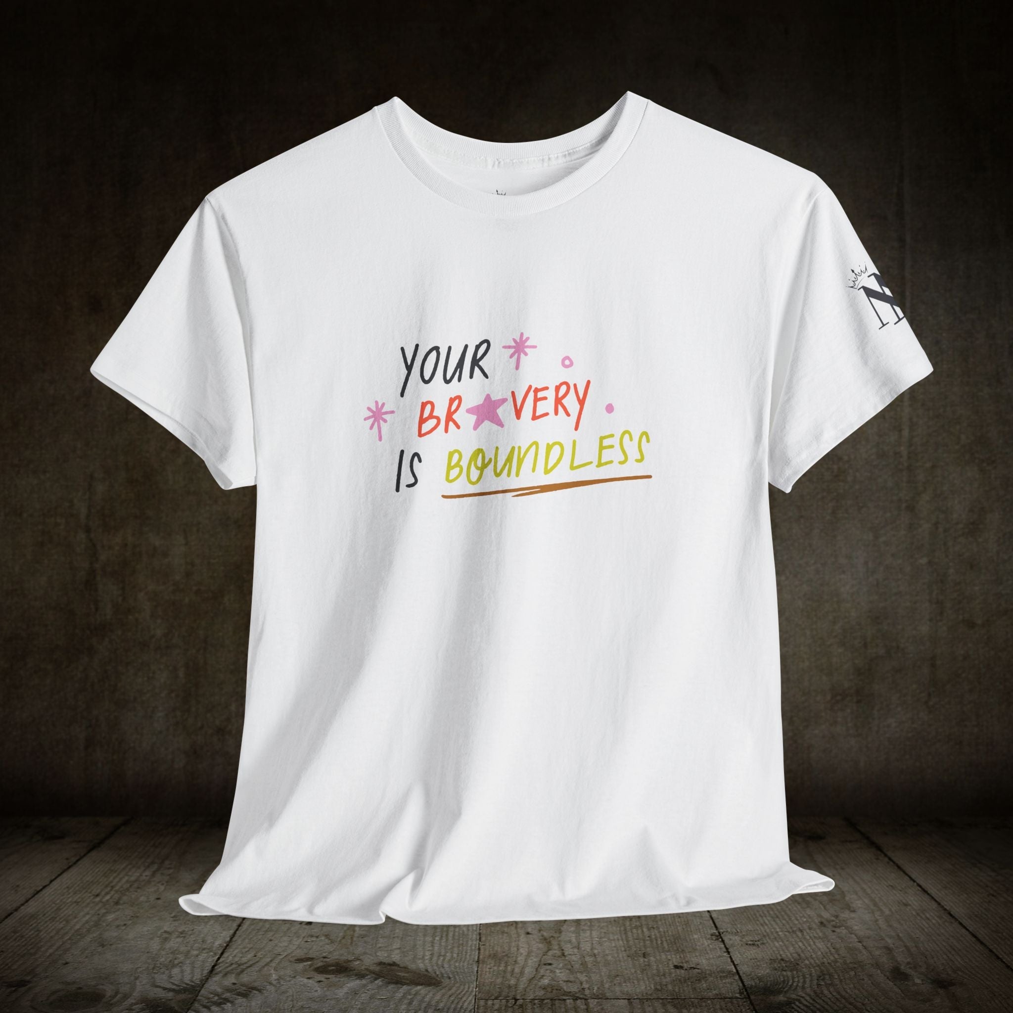 Your Bravery is Boundless | Mix & Match Cotton Unisex Fun-Flirty Lovers’ T-Shirts