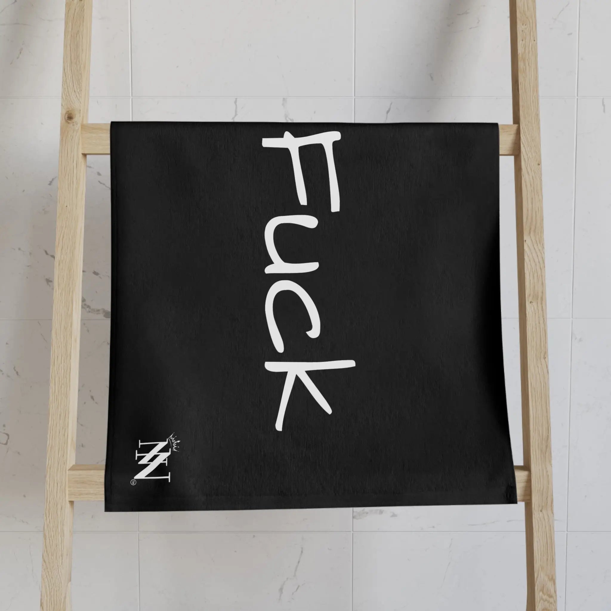 Mr. Fuck Black | Mix & Match Classic Fun-Flirty Lovers’ Towels