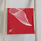 Mermaid Tail Red Cum Towel