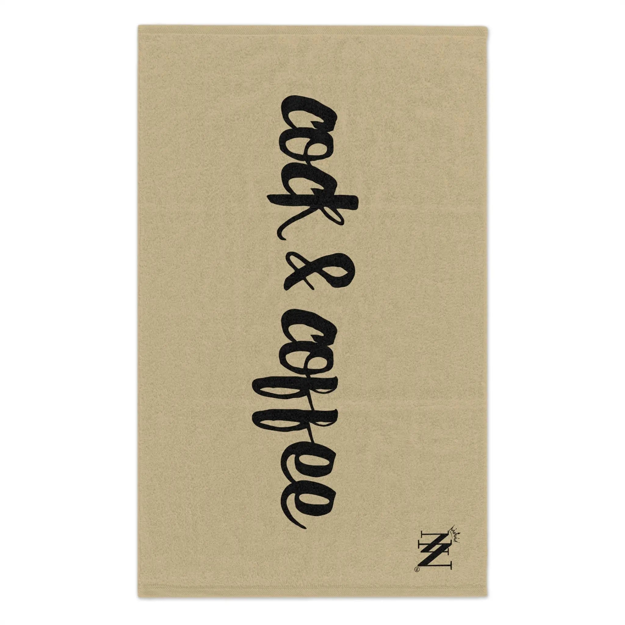 Cock & Coffee Gold | Mix & Match Soft Fun-Flirty Lovers’ Towels
