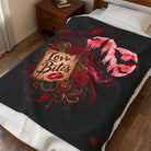 Love Bites Moon Bats Fantasy Lovers’ Blanket