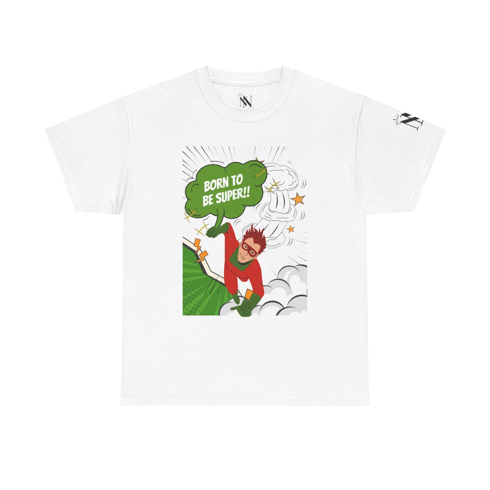 Born to Be Super!! Comic | Mix & Match Cotton Unisex Fun-Flirty Lovers’ T-Shirts