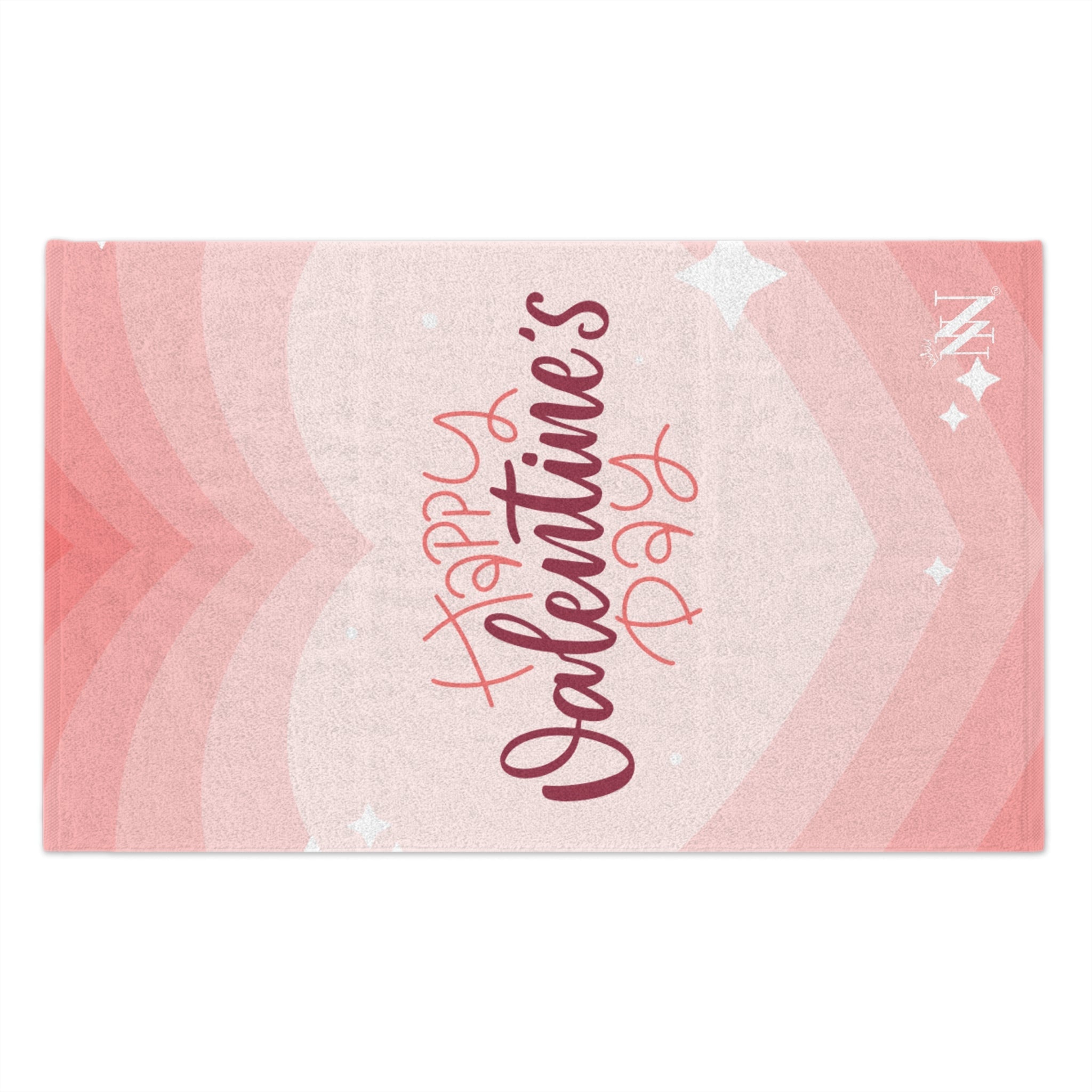 Happy Valentine’s Day Ombre Heart Silky Soft Sex Towel