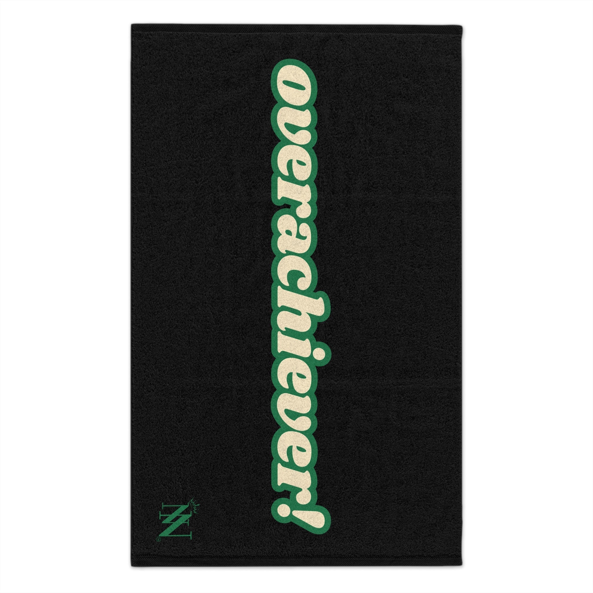Over Achiever! Black | Mix & Match Soft Fun-Flirty Lovers’ Towels